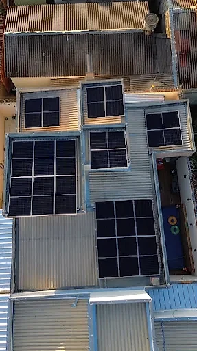 Painéis solares fotovoltaicos instalados pela Sol & Luz